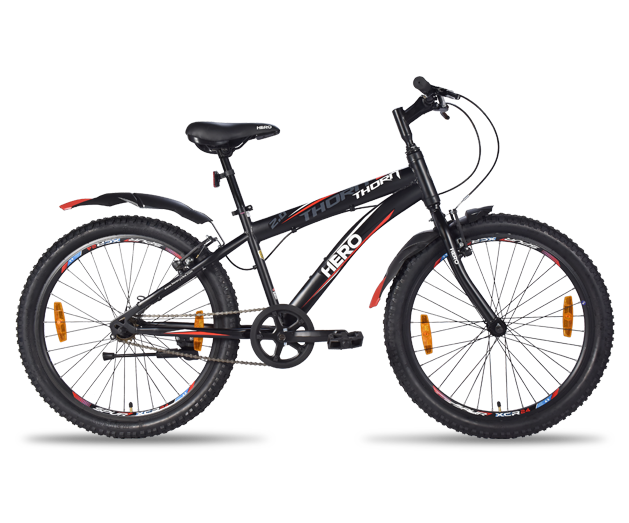Buy Hero Cycles Thorn 24T Black Red MTB Cycle Hero Cycles