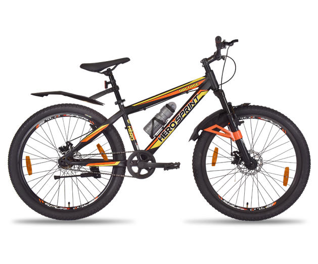 Hero sprint Voltage - Black orange cycle