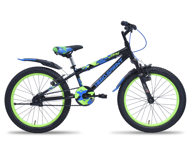 Buy Hero Superboy 20T Black Green Kids Cycle Hero Cycles