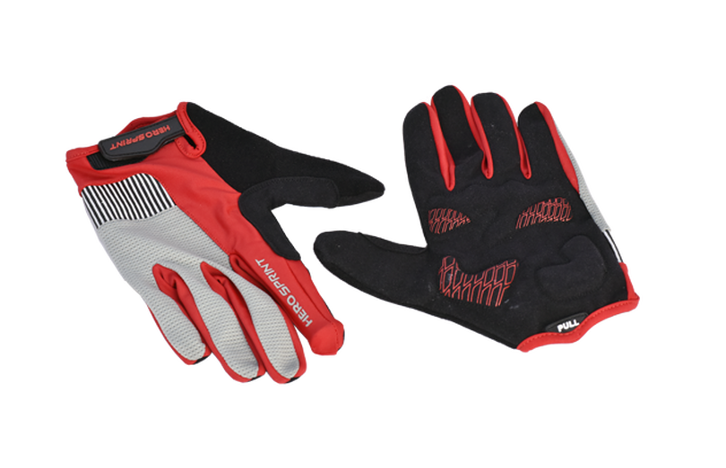 Red mtb gloves online