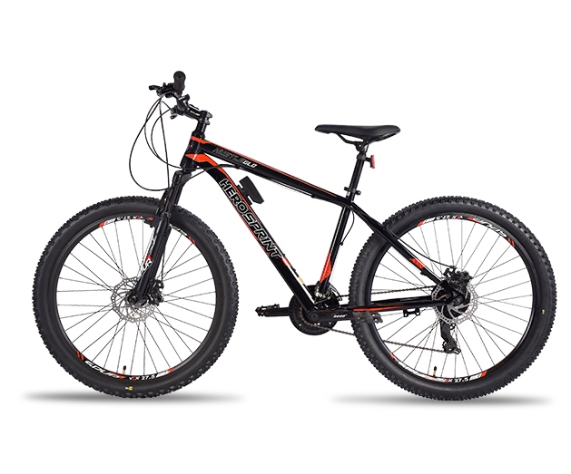 Buy Hero Sprint Hustle GLO Black MTB Cycle Hero Cycles - Technical View