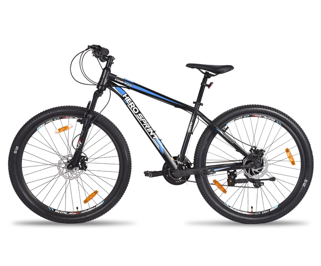 Buy Hero Cycles Sprint Compass 27.5T Black Blue MTB Cycle Hero