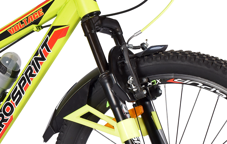 Hero sprint Voltage green Suspension