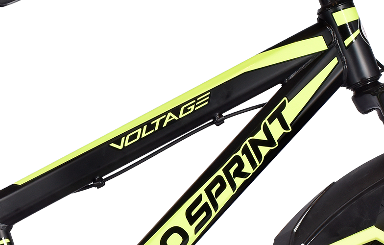 Hero sprint Voltage - Black yellow Frameset