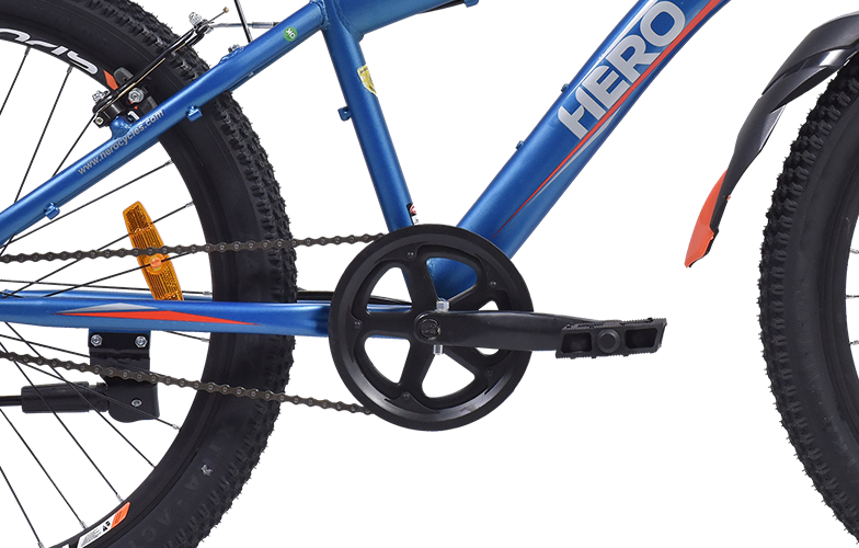 Hero cycle thron blue orange Drivetrain