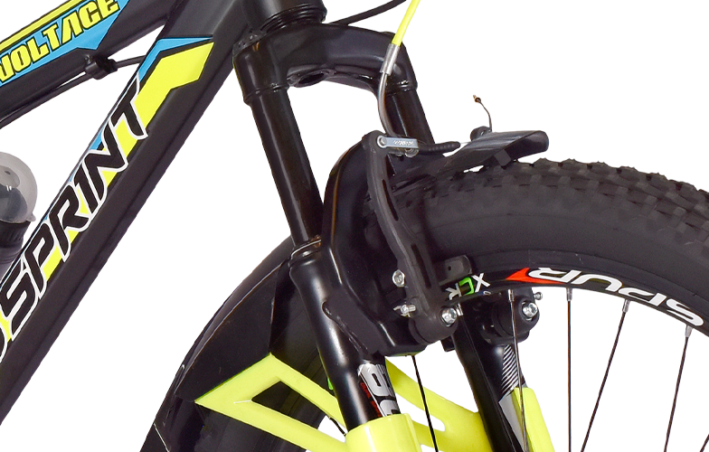 Hero sprint Voltage - Black yellow Suspension