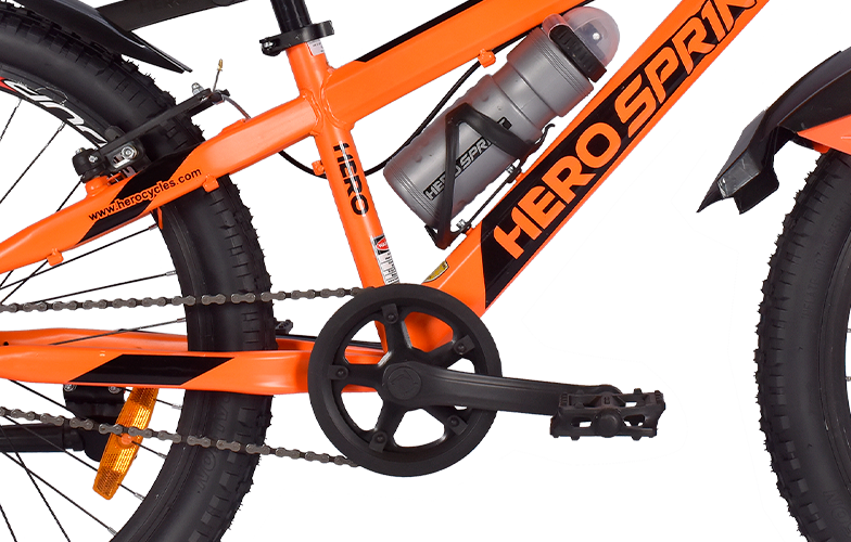 Hero sprint Voltage orange Drivetrain