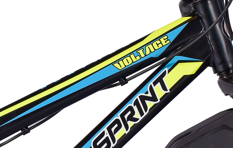 Hero sprint Voltage - Black yellow Frameset