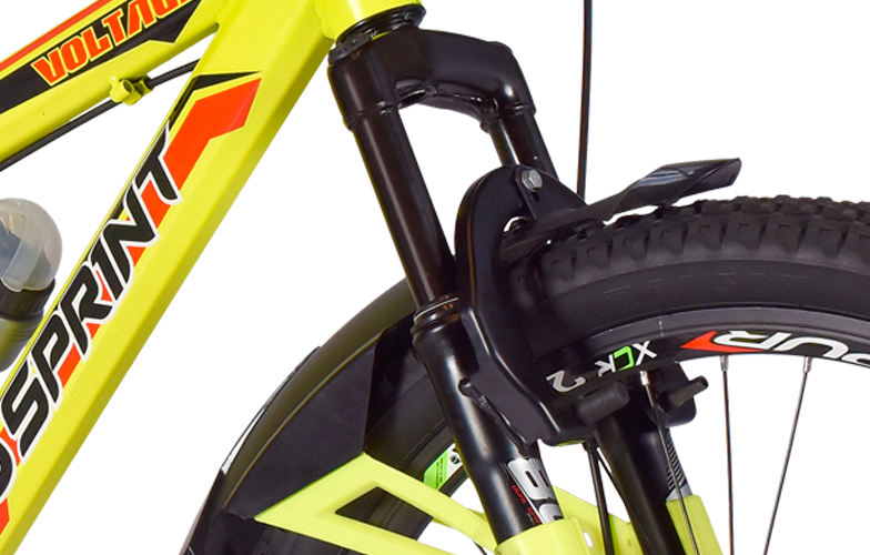 Hero sprint Voltage green Suspension