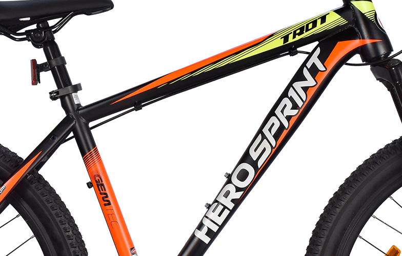 Buy Hero Sprint Trot 26T Black Orange MTB Cycle Hero Cycles