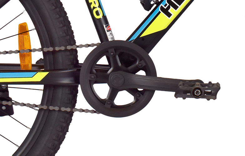 Hero sprint Voltage - Black yellow Drivetrain