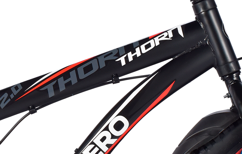 Hero cycle thorn red black Frameset