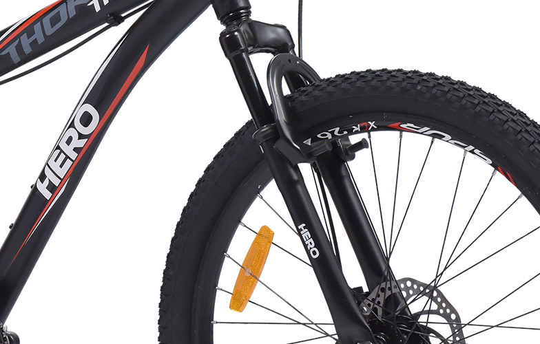 Buy Hero Cycles Thorn 24T Black Red MTB Cycle Hero Cycles